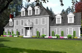 colonial house plan 9166-CL